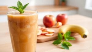 Apple banana smoothie