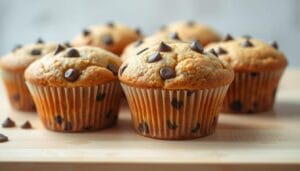 gluten-free chocolate chip muffins