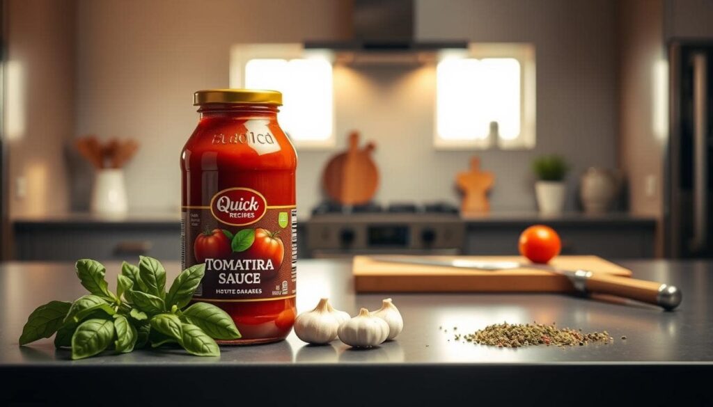 customizing marinara sauce.