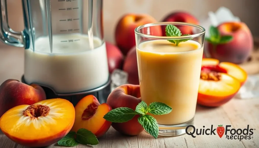 peach smoothie ingredients