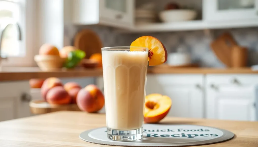 peach smoothie recipe